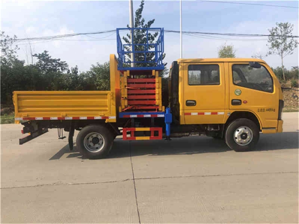 （國(guó)六）東風(fēng)10米剪叉式升降平臺(tái)高空作業(yè)車(chē)